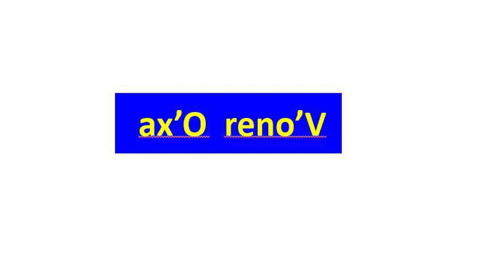 Logo de Ax'O Réno'V